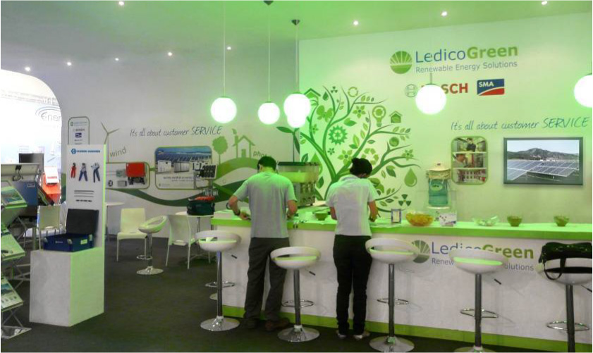 Ladico Green  Booth Design
